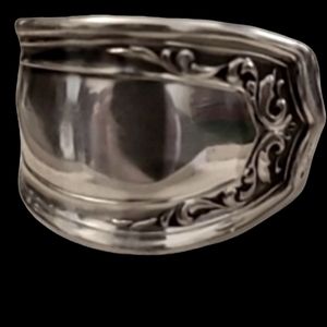 Beautiful Victorian Hand Forged Spoon Ring Size 11
